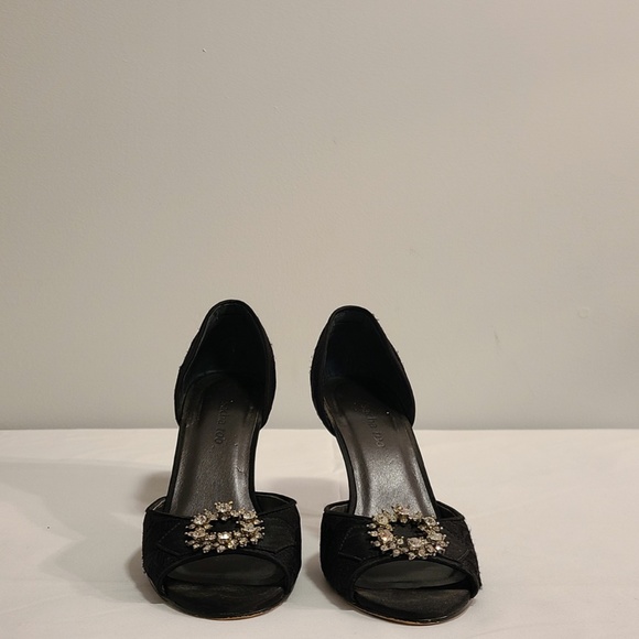 Black Lace Heel - Picture 3 of 4